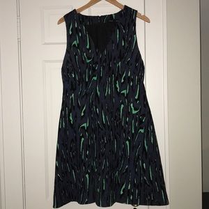 Proenza Schoulder dark blue dress with pattern